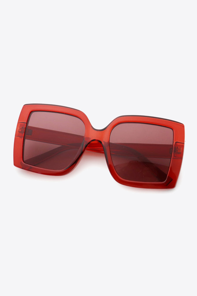 Gafas de sol cuadradas con lentes de acetato