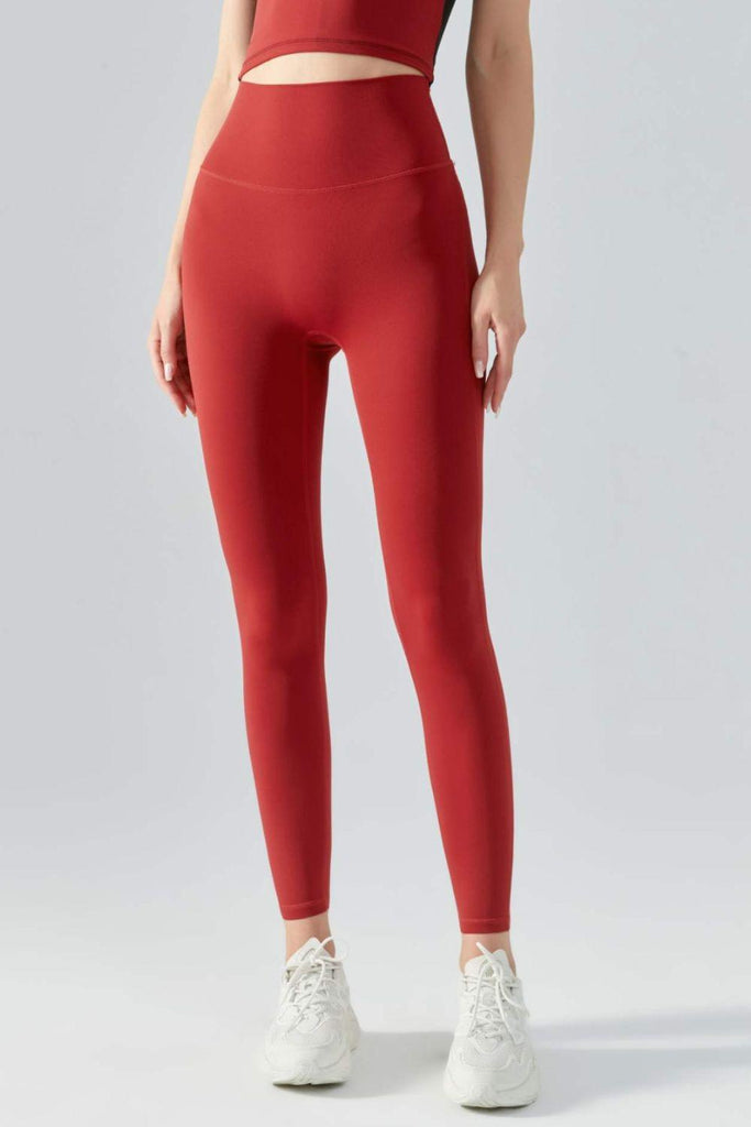 Wide Waistband Active Leggings - 1 New Age Outlet