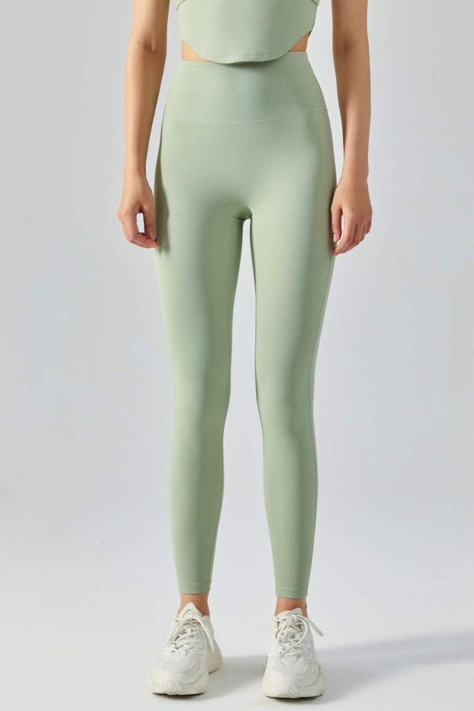 Wide Waistband Active Leggings - 1 New Age Outlet