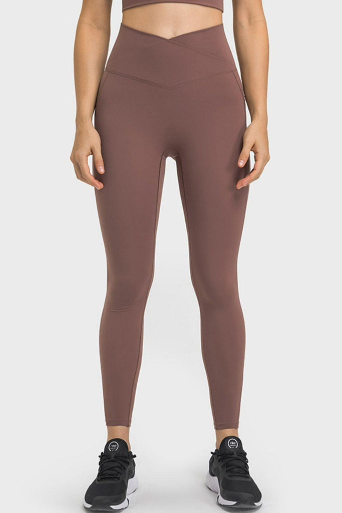 V-Waist Yoga Leggings with Pockets - 1 New Age Outlet